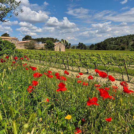 La Pinede, Logement Privatif Au Chateau Aumes Bagian luar foto